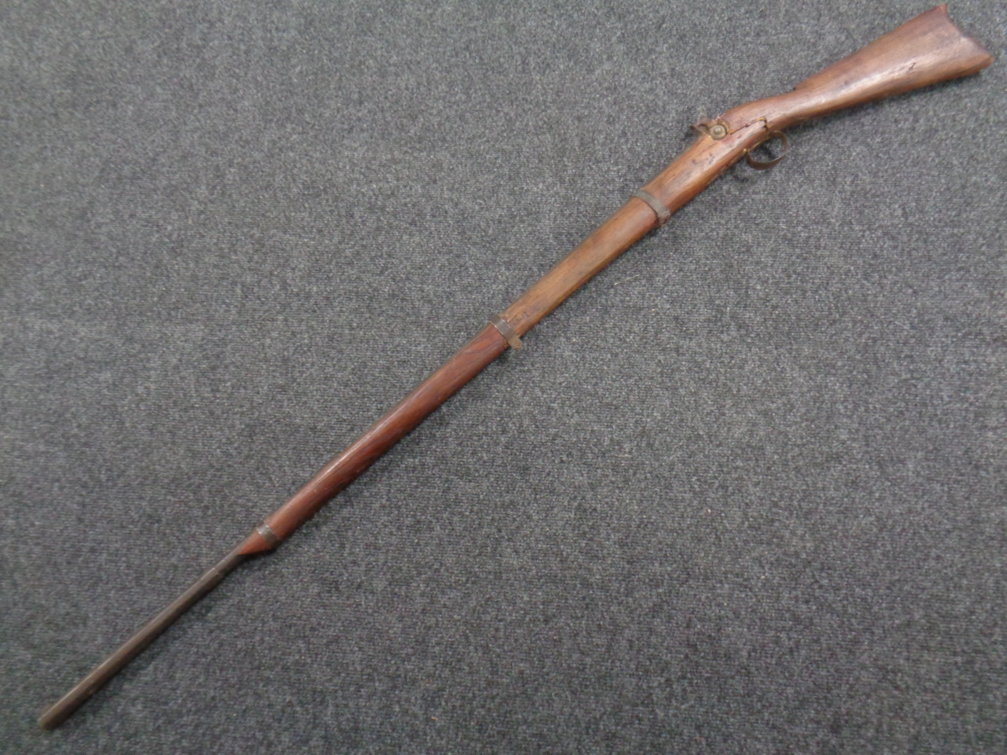 A replica musket (non-firing,