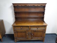 An oak dresser