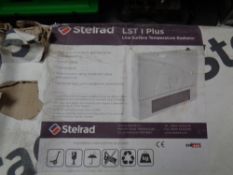 A Stelrad LST I + Low surface temperature radiator boxed (as found)