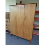 A mid 20th century teak Handcraft Quality Furniture five piece bedroom suite comprising of triple