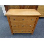 A Next contemporary oak three drawer chest