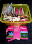 A box containing a large quantity of ordnance survey maps,