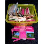 A box containing a large quantity of ordnance survey maps,