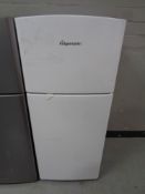 A Fridgemaster upright fridge freezer (white)