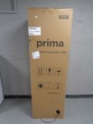 A Prima integrated larder fridge (boxed)