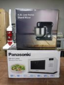A Panasonic microwave together with a 4.