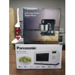 A Panasonic microwave together with a 4.