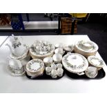 Eighty-four pieces of Royal Worcester Lavinia tea and dinner china