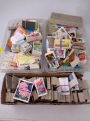 A large quantity of cigarette and tea cards by Wills, John Player,