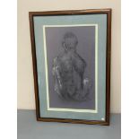 David Belilios : Nude, pastel, signed, 45 cm x 26 cm.