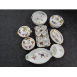 Fourteen pieces of Royal Worcester Evesham and Astley and Hedgerow oven to tableware