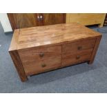 A Next storage coffee table fitted four drawers