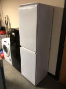 An integrated 50/50 fridge freezer