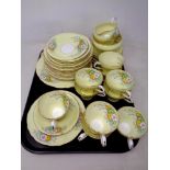 Thirty-six pieces of Aynsley bone china tea ware