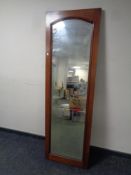 An Edwardian mirrored wardrobe door