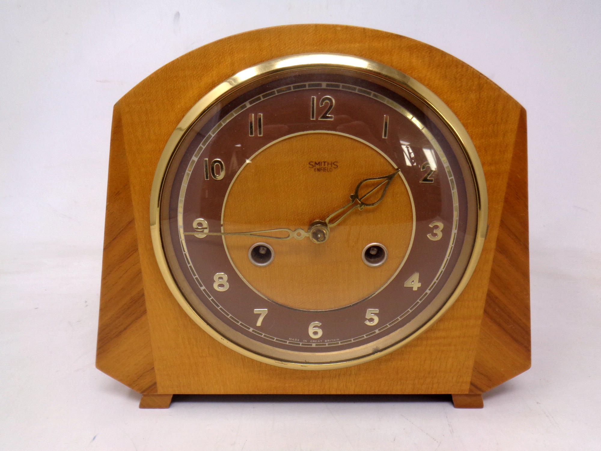 A Smiths Enfield art deco mantel clock