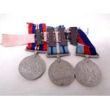 Two WWII Defence Medals (one with odd ribbon),