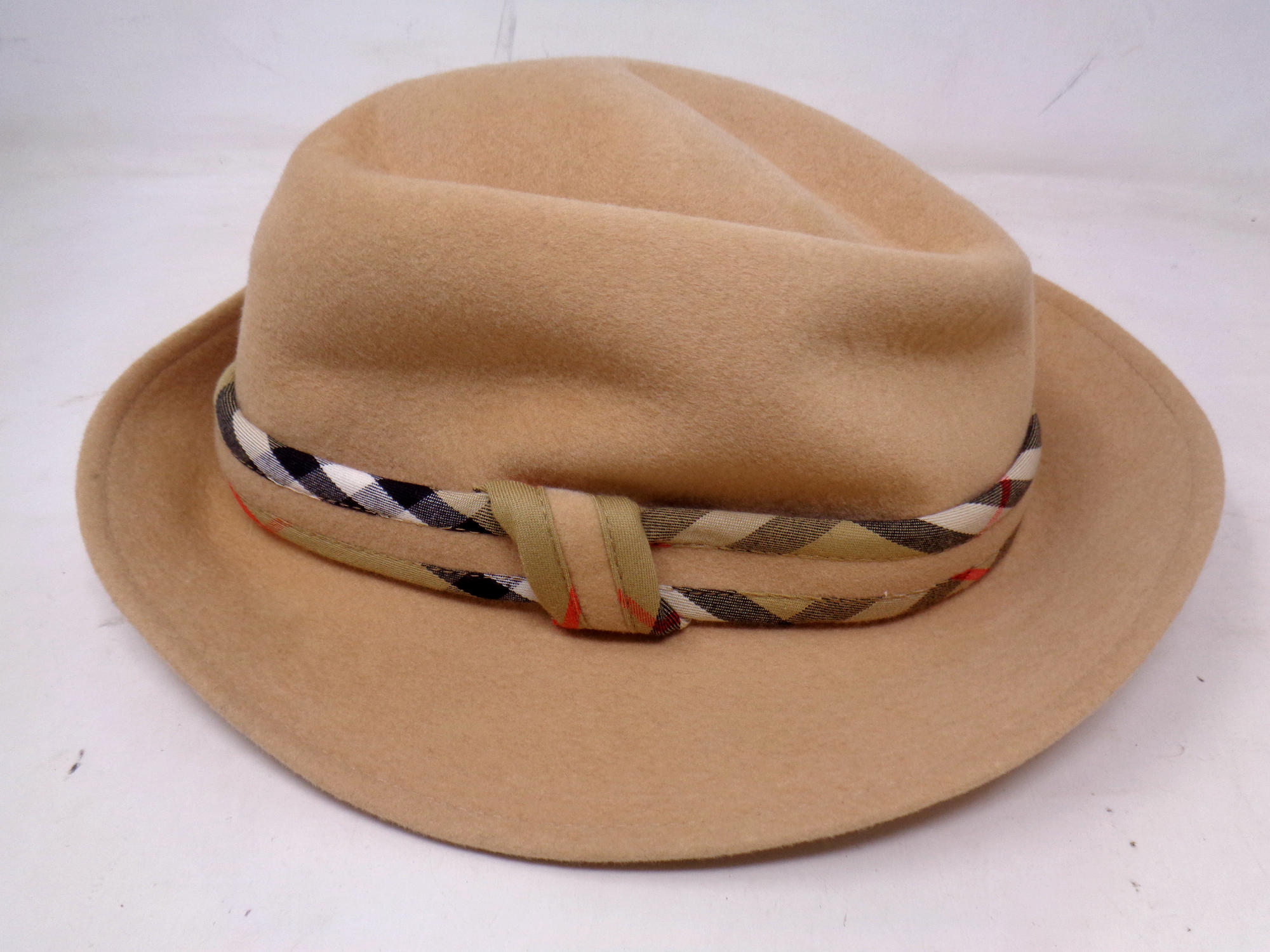 A Burberry trilby,