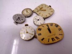A small quantity of watch movements
