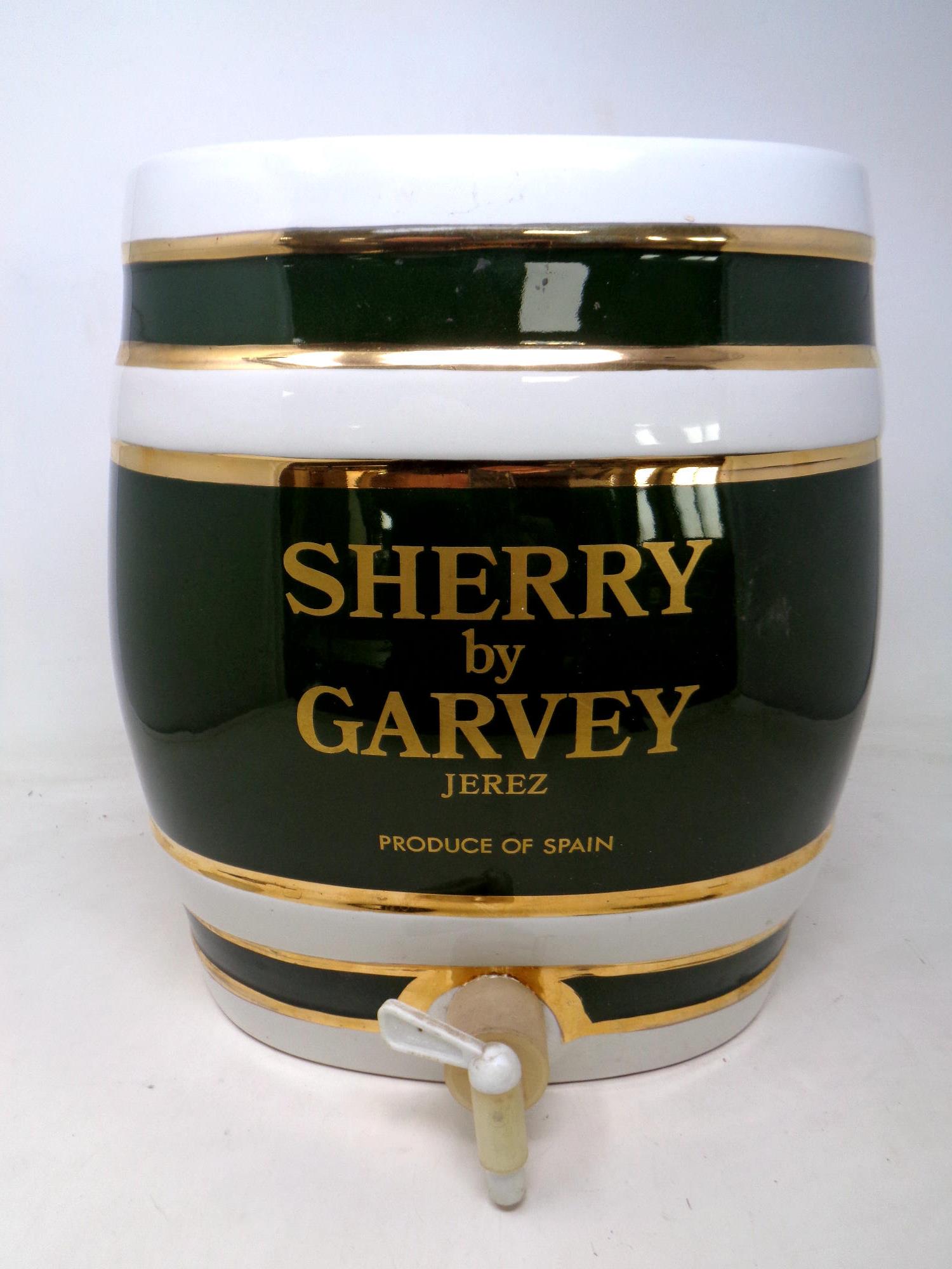A china sherry barrel