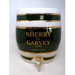 A china sherry barrel