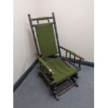 An early twentieth century American style rocking chair