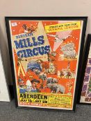 A vintage advertising poster : Bertram Mills Circus,