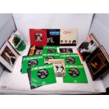 A box of seven inch singles, Beatles,
