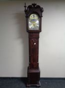 A Tempus Fugit longcase clock with battery movement