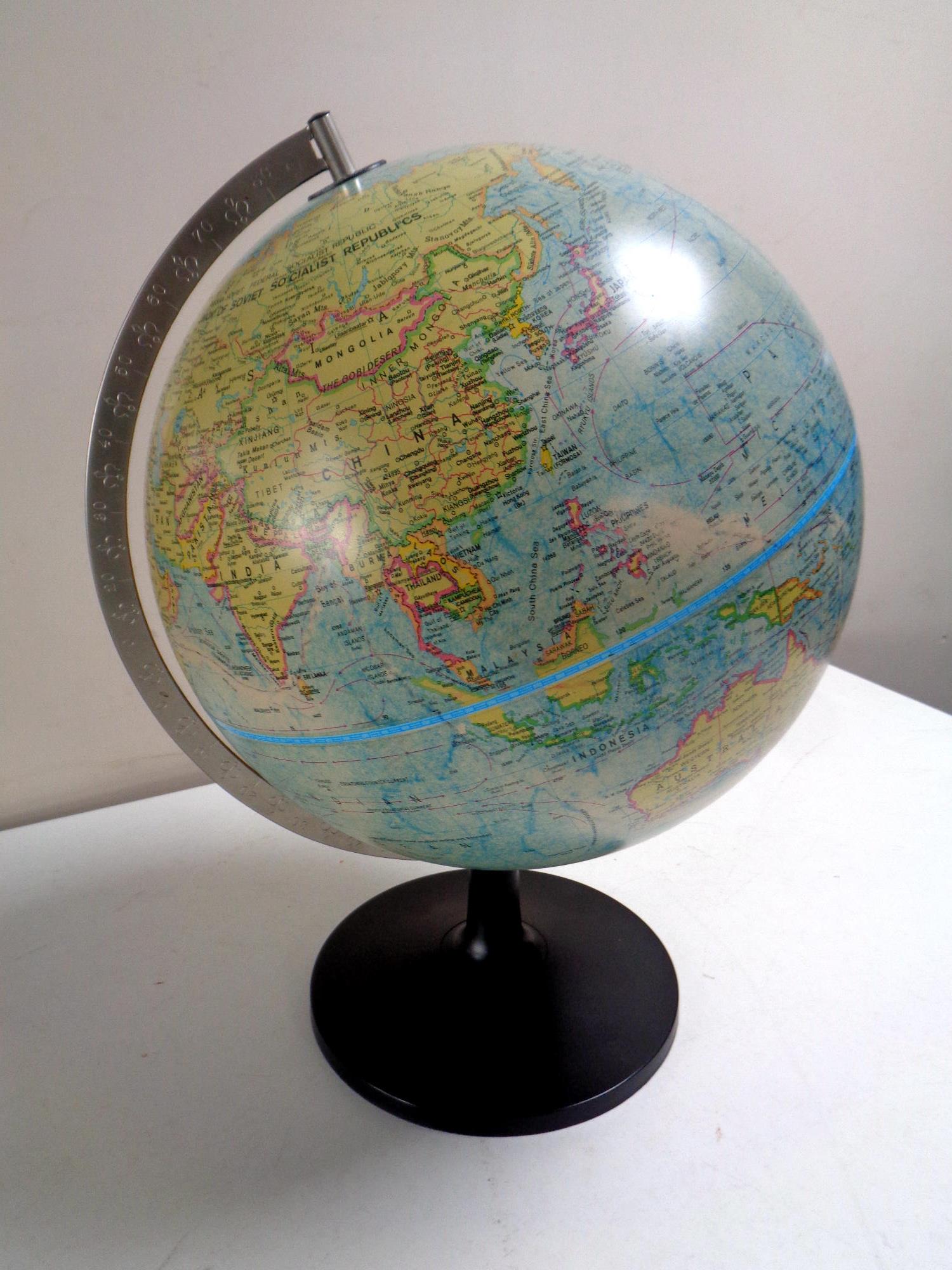 A Danish Scan globe on stand