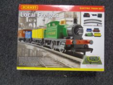 A Hornby 00 gauge Local Freight electric train set, boxed.