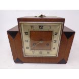 An Art Deco 8-day mantel clock