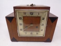 An Art Deco 8-day mantel clock