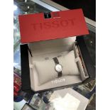 A lady's Tissot stainless steel quartz wristwatch,