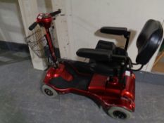 An infinity mobility scooter with key and charger