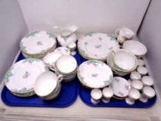 Two trays of New Chelsea Kenrick tea and dinner china (59)