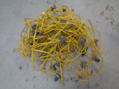 A box of site light wiring