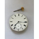 A good quality minute-repeating pocket watch movement removed from a damaged Frodsham case
