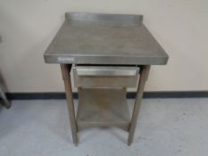 A Bartlett stainless steel prep table