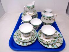 A tray of Montrose Gladstone tea china (21)