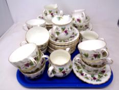 A tray of Royal Worcester Bacchanal tea china (42)