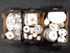 Three boxes of Royal Worcester Evesham china