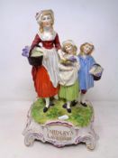 A Dresden china figure group - Yardley's Old English Lavender
