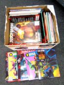 A box of 20th century comics, Judge Dredd,