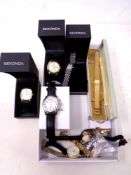 A collection of lady's and gent's watches including Lorus, Sekonda,