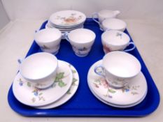A tray of Shelley fine bone tea china (19)