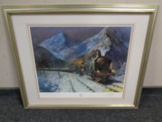 After Terence Cuneo : The Simplon Orient Express, signed limited edition print,
