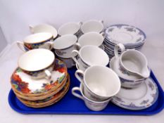 A tray of Crown Ducal and Royal Doulton Cotswold part tea sets