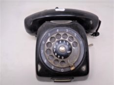 A Bakelite cased GPO telephone