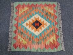 A Chobi Kilim 46 cm x 51 cm